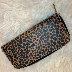 Nordstrom BP Leopard Clutch Wallet